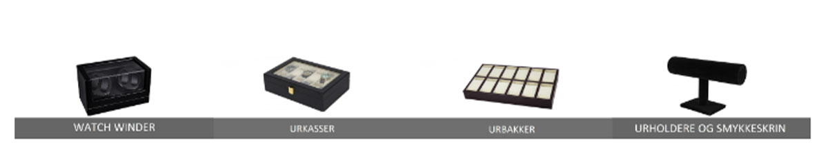Urbokse og opbevaring af dine ure