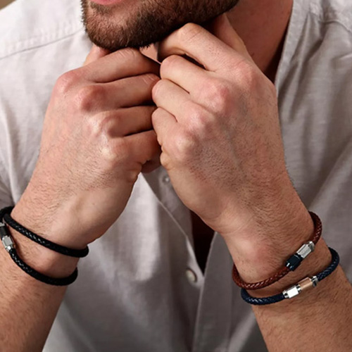 Læder armbånd