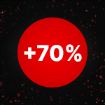 Min 70%