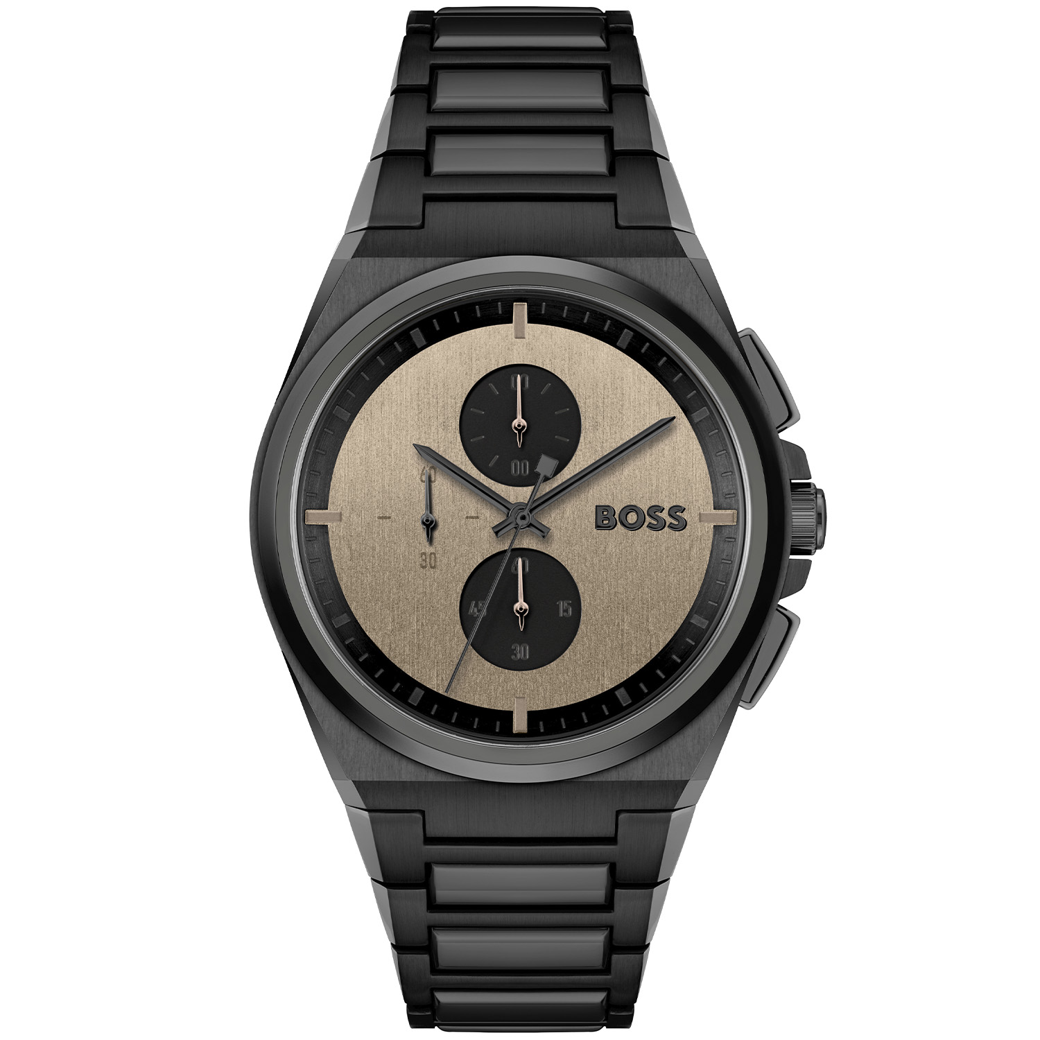 BOSS Steer Chrono 1514043 – Man –  44 mm –  Analogt –  Quartz –  Mineralglas
