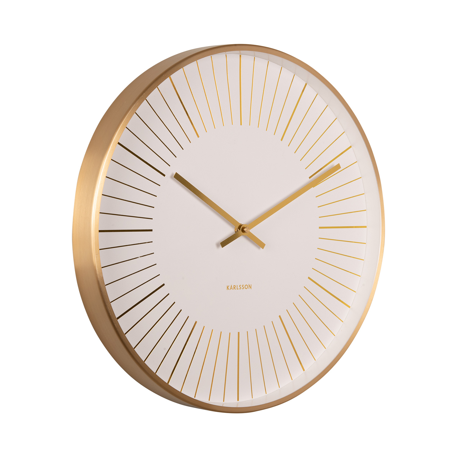 Karlsson Gold Lines Vægur KA5917WH thumbnail