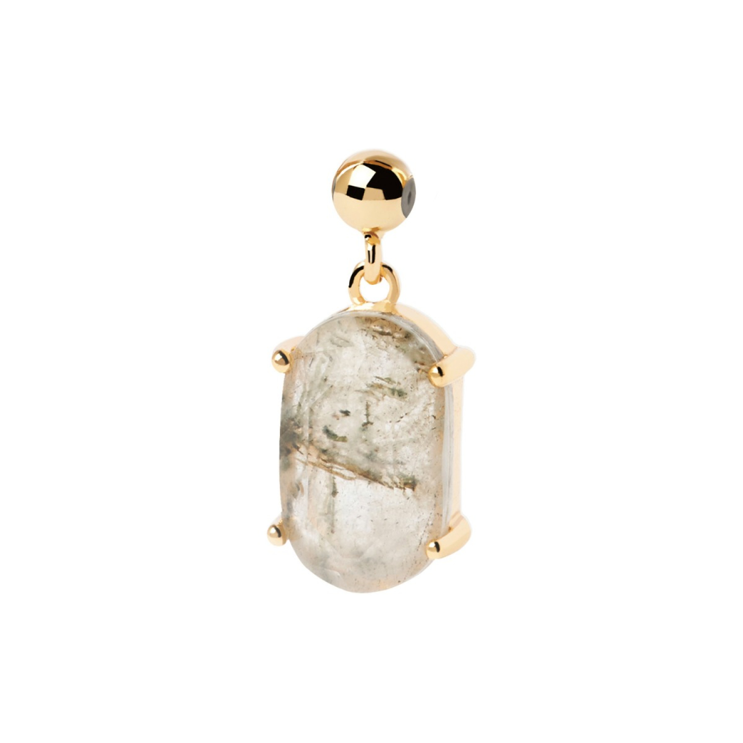 PDPAOLA Strength Charm Vedhæng 18 kt. Forgyldt m. Labradorit CH01-015-U thumbnail