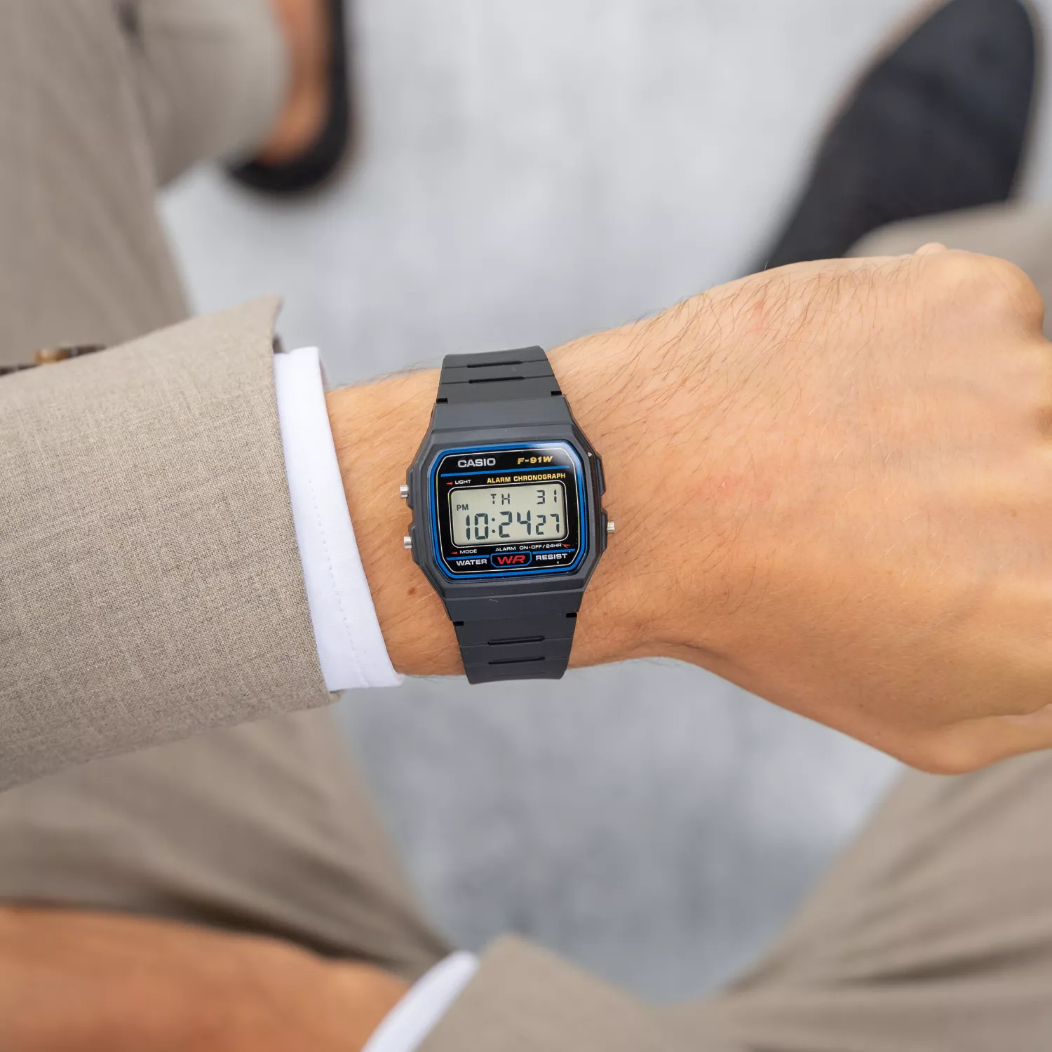Stadion Morse kode Derved Casio Classic F-91W-1YER - Ditur