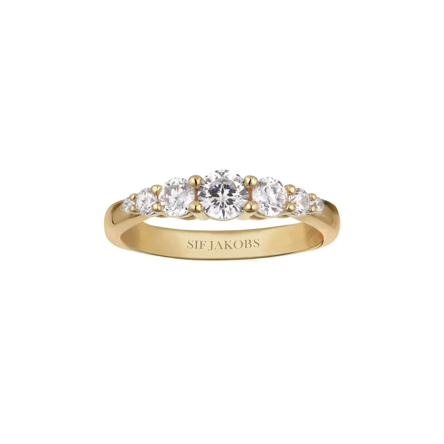 Sif Jakobs Belluno Ring Guldbelagt Sølv SJ-R42126-CZ-SG - Di