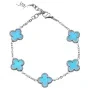SKØR Clove Sky blue Armbånd Rustfrit Stål SK0040