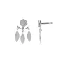 STINE A Jewelry Dancing Three Leaves Ørering Single Sølv 1158-00-S