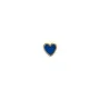 STINE A Jewelry Petit Love Heart Ørering Single Guldbelagt Sølv 1181-02-Cobalt Blue