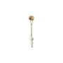 STINE A Jewelry Petit Pearl Berries Behind Ear Ørering Single Guldbelagt Sølv 1311-02-S
