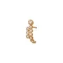 STINE A Jewelry Coco Sæur Ørering Single Guldbelagt Sølv 1414-02-S