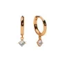 Sparv Petite Sparkling Hoops Øreringe Guldbelagt Messing 1580101