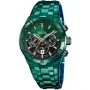Festina Chrono Bike Special Limited Edition F20676/1 ur med Grøn urskive og en urkasse på 44 mm i diameter og en Lænke i Grøn