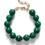 ANNI LU Malachite Armbånd Guldbelagt Messing 262-10-11
