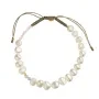 STINE A Jewelry Perlie Creme Armbånd Guldbelagt Sølv 3209-02-OS