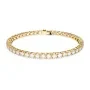 Swarovski Matrix Tennis Armbånd Guldbelagt Metal 5657665