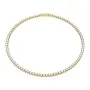 Swarovski Matrix Tennis Halskæde Guldbelagt Rustfrit Stål 5681795