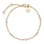 Rosefield 5 Stone Bracelet Armbånd Guldbelagt Rustfrit Stål JBPSG-J813