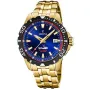 Festina Diver 20500/2 ur til Herre med Blå urskive på 45 mm i diameter og Lænke urrem i Guld