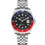 Dissing Diver D1193 ur med Sort urskive og en urkasse på 43 mm i diameter og en Lænke i Sølv