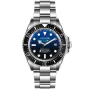 OceanX Sharkmaster 1000 SMS1012 ur med Blå urskive og en urkasse på 44 mm i diameter og en Lænke i Sølv