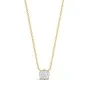 Alier Studio Aura Diamond Solitaire Halskæde Guld 0,50 ct. AS006