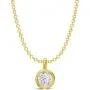 Alier Studio Elise Solitaire Halskæde Guld 0,25 ct. AS007