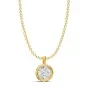 Alier Studio Elise Solitaire Halskæde Guld 0,50 ct. AS008