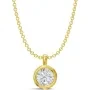 Alier Studio Elise Solitaire Halskæde Guld 0,50 ct. AS008
