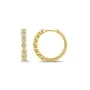 Alier Studio Alma Hoops Øreringe Guld 0,50 ct. AS016
