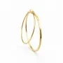 Jane Kønig Big Double Olympia Ørering Single Rustfrit Stål BDOH-SS26-SS-G
