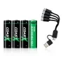 Batteri Coast AA / LR06 Batteri 4 stk. Genopladelig 100047534