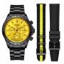 Dissing MK9 Black Friday Limited Edition D1455 ur til Herre med Gul urskive på 43 mm i diameter og Lænke urrem i Sort