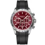 Dissing MK9 Limited Edition D1495 ur til Herre med Rød urskive på 43 mm i diameter og Silikonerem urrem i Sort