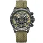 Dissing MK9 D1524 ur med Grøn urskive og en urkasse på 43 mm i diameter og en Canvasrem i Grøn