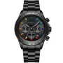 Dissing MK9 Rainbow D1533-1 ur med Sort urskive og en urkasse på 43 mm i diameter og en Lænke i Sort