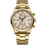Dissing New Age D1088 ur til Herre med Guld urskive på 42 mm i diameter og Lænke urrem i Guld