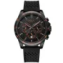 Dissing Tuatara Limited Edition D1544 ur til Herre med Sort urskive på 46 mm i diameter og Silikonerem urrem i Sort