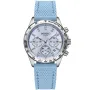 Dissing Lady MK9 Swarovski D1415 ur til Dame med Blå urskive på 39 mm i diameter og Silikonerem urrem i Blå