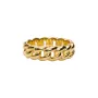 IX Studios Polished Curb Ring Guldbelagt Sølv DMN0309GDPO