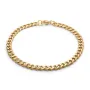 Captena Panzer Golden Steel Bracelet 5 mm Armbånd Rustfrit Stål DU20016