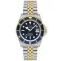 Duxot Atlantica DX-2057-AA ur med Blå urskive og en urkasse på 42 mm i diameter og en Two-Tone i Guld, Sølv