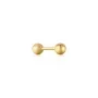 Ania Haie Sphere Barbell Ørering Single Guldbelagt Sølv E035-02G