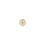 Ania Haie Sparkle Bezel Barbell Ørering Single Guldbelagt Sølv E035-06G