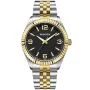Faucon Classic F10005 ur med Sort urskive og en urkasse på 41 mm i diameter og en Lænke, Two-Tone i Guld, Sølv