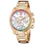 Festina F20639/2 ur med Hvid urskive og en urkasse på 38 mm i diameter og en Lænke i Guld