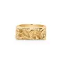 IX Studios Rustic Ring Guldbelagt Sølv DMN0321GD