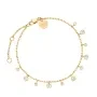 Rosefield Dangling Crystal Armbånd Guldbelagt Rustfrit Stål JBDCG-J1022