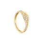Rosefield Pave Wave Ring Guldbelagt Rustfrit Stål JRPW52G-J1266