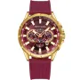Kensington Master K0055 ur til Herre med Rød urskive på 48 mm i diameter og Silikonerem urrem i Rød