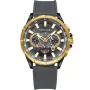 Kensington Master K0056 ur med Grå urskive og en urkasse på 48 mm i diameter og en Gummirem i Grå