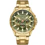 Kensington Master K0051 ur med Grøn urskive og en urkasse på 48 mm i diameter og en Lænke i Guld
